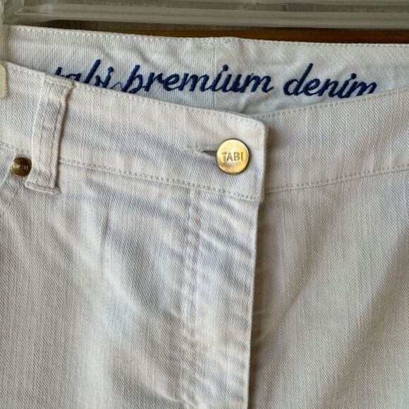 Tabi Premium denim white jeans - Sz10 - Picture 3 of 5